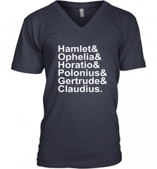 Funny Shakespeare Hamlet Ophelia Literary Gift Men's V-Neck Men's V-Neck - Nice-Tshirts4u