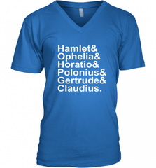 Funny Shakespeare Hamlet Ophelia Literary Gift Men's V-Neck Men's V-Neck - Nice-Tshirts4u