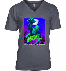 Vintage Water Lagoon Creature  Classic Horror Movie Tee Men's V-Neck Men's V-Neck - Nice-Tshirts4u