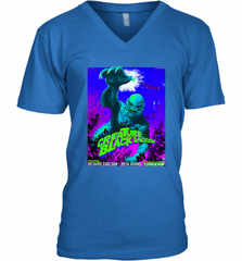 Vintage Water Lagoon Creature  Classic Horror Movie Tee Men's V-Neck Men's V-Neck - Nice-Tshirts4u