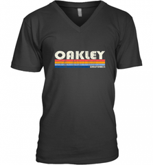 Vintage 70s 80s Style Oakley CA Men's V-Neck Men's V-Neck - Nice-Tshirts4u