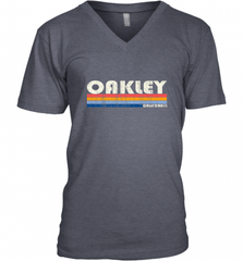 Vintage 70s 80s Style Oakley CA Men's V-Neck Men's V-Neck - Nice-Tshirts4u