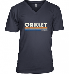 Vintage 70s 80s Style Oakley CA Men's V-Neck Men's V-Neck - Nice-Tshirts4u