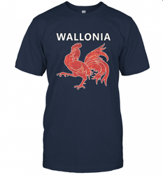 Wallonia National Rooster Heritage Tee Men's T-Shirt