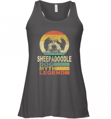 Sheepadoodle Dog Myth Legend Women's Racerback Tank Women's Racerback Tank - Nice-Tshirts4u