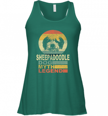 Sheepadoodle Dog Myth Legend Women's Racerback Tank Women's Racerback Tank - Nice-Tshirts4u
