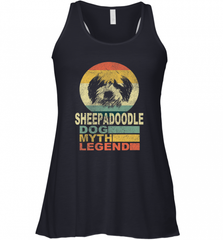 Sheepadoodle Dog Myth Legend Women's Racerback Tank Women's Racerback Tank - Nice-Tshirts4u