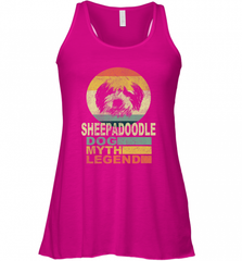 Sheepadoodle Dog Myth Legend Women's Racerback Tank Women's Racerback Tank - Nice-Tshirts4u