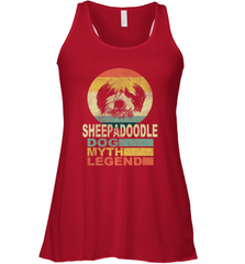 Sheepadoodle Dog Myth Legend Women's Racerback Tank Women's Racerback Tank - Nice-Tshirts4u