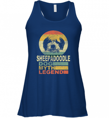 Sheepadoodle Dog Myth Legend Women's Racerback Tank Women's Racerback Tank - Nice-Tshirts4u