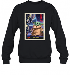 Star Wars The Mandalorian The Child Trading Card Crewneck Sweatshirt