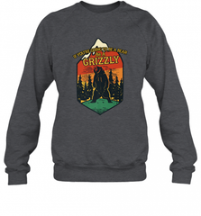If You're Going To Be A Bear Be A Grizzly, Outdoor, Camping Crewneck Sweatshirt Crewneck Sweatshirt - Nice-Tshirts4u