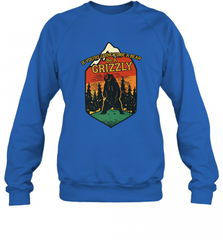 If You're Going To Be A Bear Be A Grizzly, Outdoor, Camping Crewneck Sweatshirt Crewneck Sweatshirt - Nice-Tshirts4u