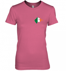 South Boston  Pocket Irish Flag Women's Premium T-Shirt Women's Premium T-Shirt - Nice-Tshirts4u