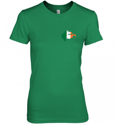 South Boston  Pocket Irish Flag Women's Premium T-Shirt