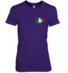 South Boston  Pocket Irish Flag Women's Premium T-Shirt Women's Premium T-Shirt - Nice-Tshirts4u