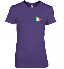 South Boston  Pocket Irish Flag Women's Premium T-Shirt Women's Premium T-Shirt - Nice-Tshirts4u