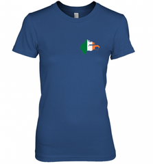 South Boston  Pocket Irish Flag Women's Premium T-Shirt Women's Premium T-Shirt - Nice-Tshirts4u