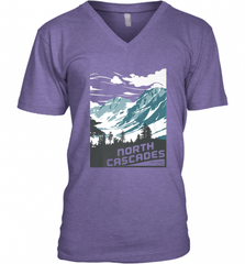 North Cascades National Park Washington Vintage Gift Men's V-Neck Men's V-Neck - Nice-Tshirts4u