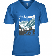 North Cascades National Park Washington Vintage Gift Men's V-Neck Men's V-Neck - Nice-Tshirts4u