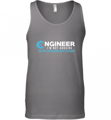 Funny Engineer Engineer I'm Not Arguing Shirt Funny Men's Tank Top Men's Tank Top - Nice-Tshirts4u