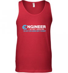 Funny Engineer Engineer I'm Not Arguing Shirt Funny Men's Tank Top Men's Tank Top - Nice-Tshirts4u