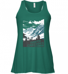 North Cascades National Park Washington Vintage Gift Women's Racerback Tank Women's Racerback Tank - Nice-Tshirts4u