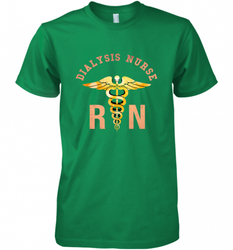 Dialysis Registered Nurse Caduceus Medical Symbol RN Men's Premium T-Shirt