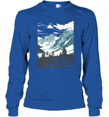 North Cascades National Park Washington Vintage Gift Long Sleeve T-Shirt Long Sleeve T-Shirt - Nice-Tshirts4u