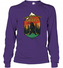 If You're Going To Be A Bear Be A Grizzly, Outdoor, Camping Long Sleeve T-Shirt Long Sleeve T-Shirt - Nice-Tshirts4u