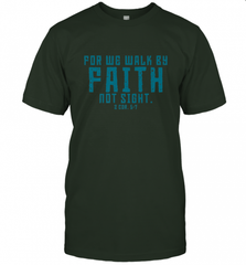 Christian Bible Verse Quote Jesus Christ 2 Corinthians 5_7 Men's T-Shirt Men's T-Shirt - Nice-Tshirts4u