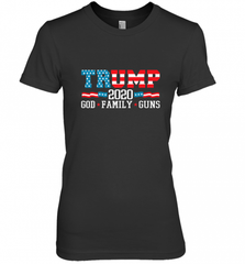 Trump 2020 God Family Guns Lovers Election Supporter Women's Premium T-Shirt Women's Premium T-Shirt - Nice-Tshirts4u