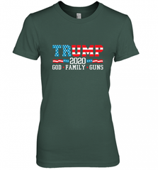 Trump 2020 God Family Guns Lovers Election Supporter Women's Premium T-Shirt Women's Premium T-Shirt - Nice-Tshirts4u