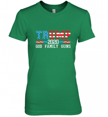 Trump 2020 God Family Guns Lovers Election Supporter Women's Premium T-Shirt Women's Premium T-Shirt - Nice-Tshirts4u