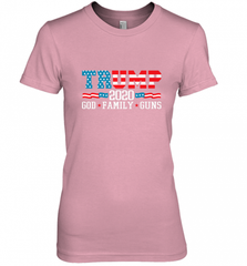 Trump 2020 God Family Guns Lovers Election Supporter Women's Premium T-Shirt Women's Premium T-Shirt - Nice-Tshirts4u