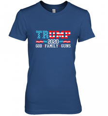 Trump 2020 God Family Guns Lovers Election Supporter Women's Premium T-Shirt Women's Premium T-Shirt - Nice-Tshirts4u
