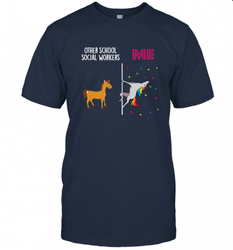 School Social Worker Unicorn Others You Men's T-Shirt