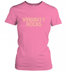 Virginity Pink Leopard print Rocks Cool Trendy Animal Print Women's T-Shirt Women's T-Shirt - Nice-Tshirts4u