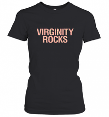 Virginity Pink Leopard print Rocks Cool Trendy Animal Print Women's T-Shirt Women's T-Shirt - Nice-Tshirts4u