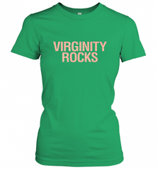 Virginity Pink Leopard print Rocks Cool Trendy Animal Print Women's T-Shirt Women's T-Shirt - Nice-Tshirts4u