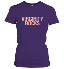 Virginity Pink Leopard print Rocks Cool Trendy Animal Print Women's T-Shirt Women's T-Shirt - Nice-Tshirts4u