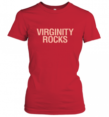 Virginity Pink Leopard print Rocks Cool Trendy Animal Print Women's T-Shirt Women's T-Shirt - Nice-Tshirts4u