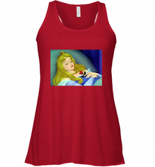 Disney Sleeping Beauty Aurora Sleeping Women's Racerback Tank Women's Racerback Tank - Nice-Tshirts4u