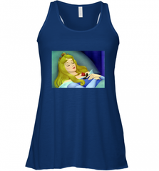Disney Sleeping Beauty Aurora Sleeping Women's Racerback Tank Women's Racerback Tank - Nice-Tshirts4u
