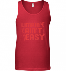 Funny Limping Ain't Easy Crutches Broken Leg Recovery Gift Men's Tank Top Men's Tank Top - Nice-Tshirts4u
