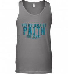 Christian Bible Verse Quote Jesus Christ 2 Corinthians 5_7 Men's Tank Top Men's Tank Top - Nice-Tshirts4u