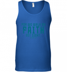 Christian Bible Verse Quote Jesus Christ 2 Corinthians 5_7 Men's Tank Top Men's Tank Top - Nice-Tshirts4u