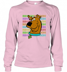 Kids Scooby Doo Ruh Roh Neon Text Stack Long Sleeve T-Shirt Long Sleeve T-Shirt - Nice-Tshirts4u