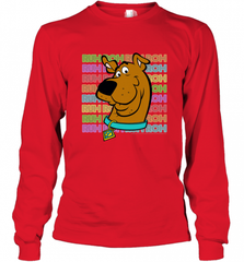 Kids Scooby Doo Ruh Roh Neon Text Stack Long Sleeve T-Shirt Long Sleeve T-Shirt - Nice-Tshirts4u