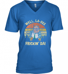 Well, La Dee Frickin Da! Motivational Van Down By The River Men's V-Neck Men's V-Neck - Nice-Tshirts4u